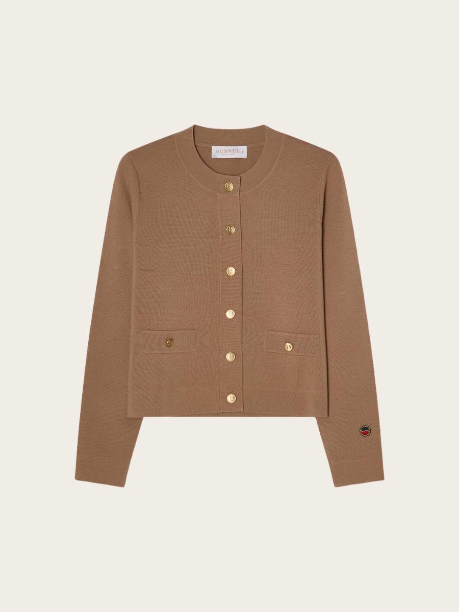 ARIA CARDIGAN, FUDGE