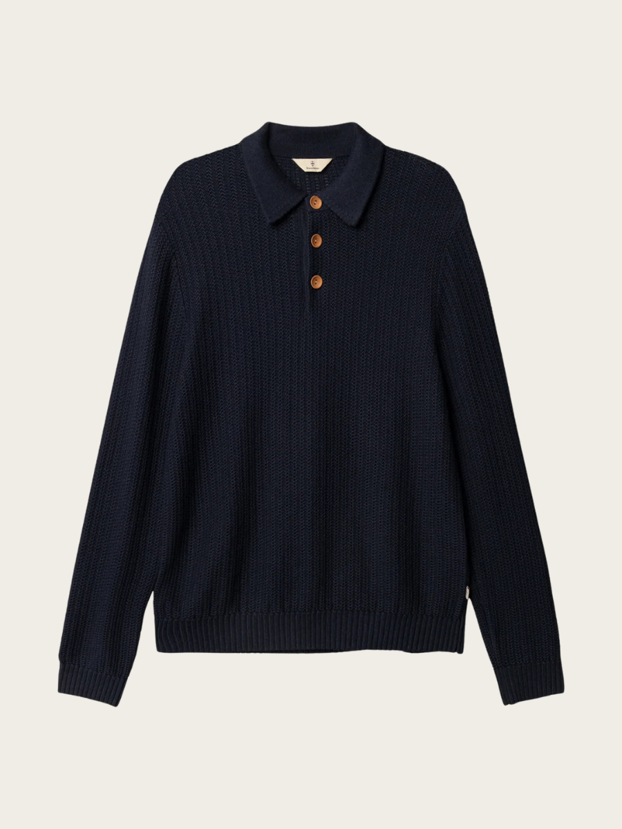 MURRY POLO KNIT, DARK NAVY