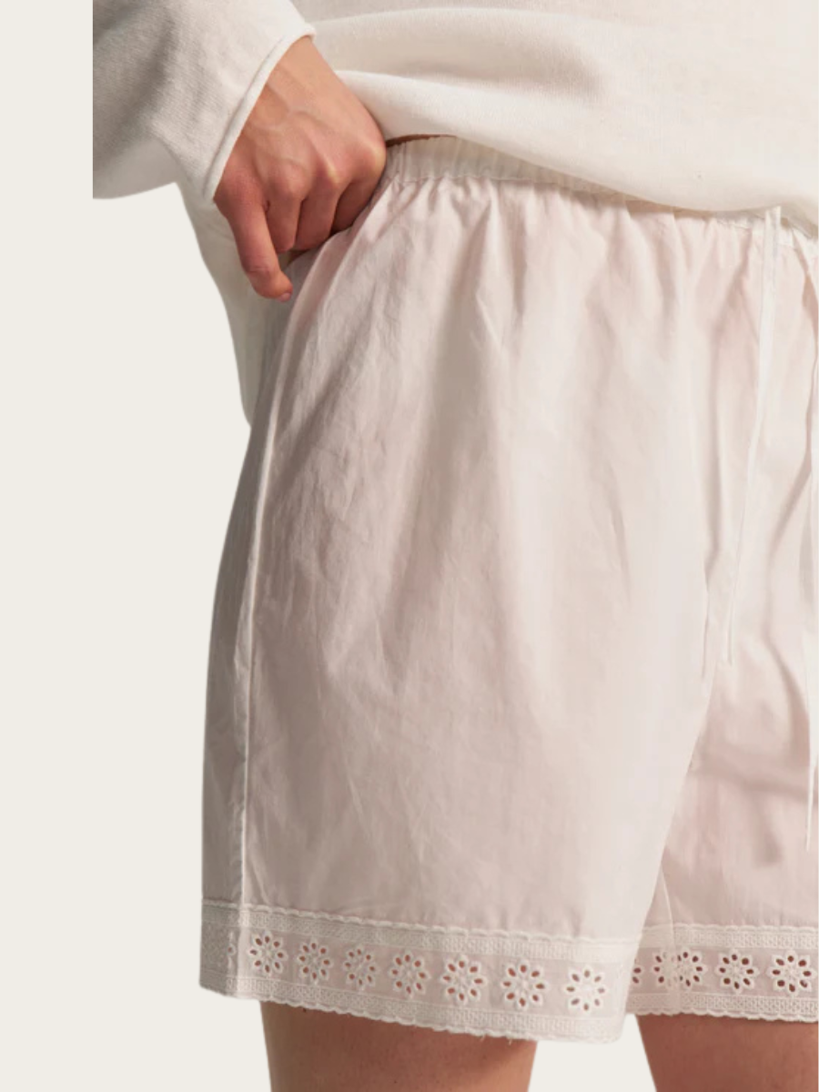RHEA SHORTS, WHITE