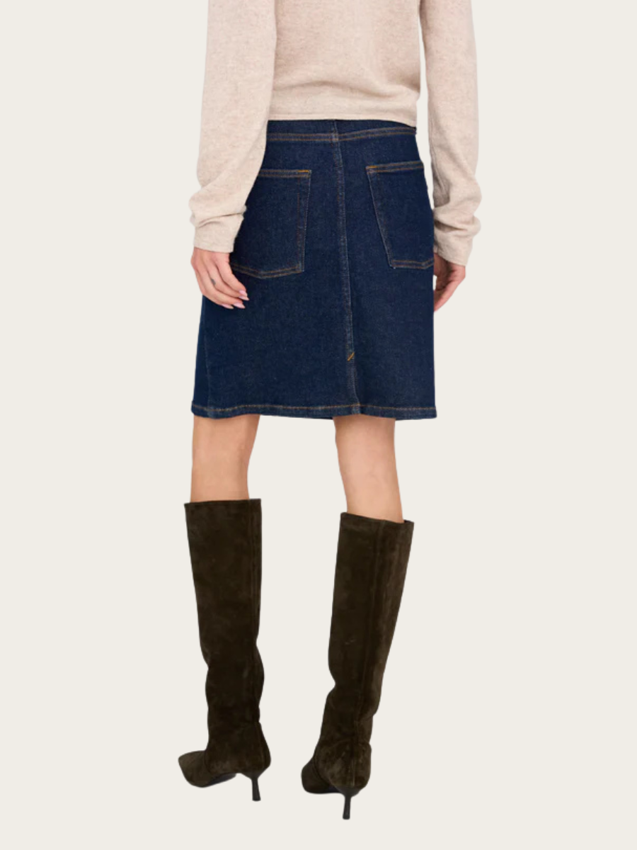 BRENDA SKIRT WASH VIENNA, DENIM BLUE