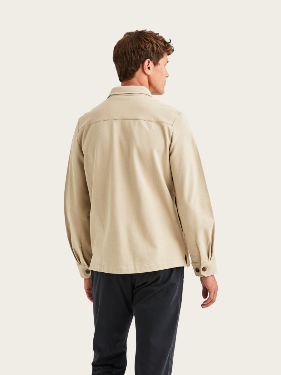 ANDREW JERSEY OVERSHIRT, KHAKI