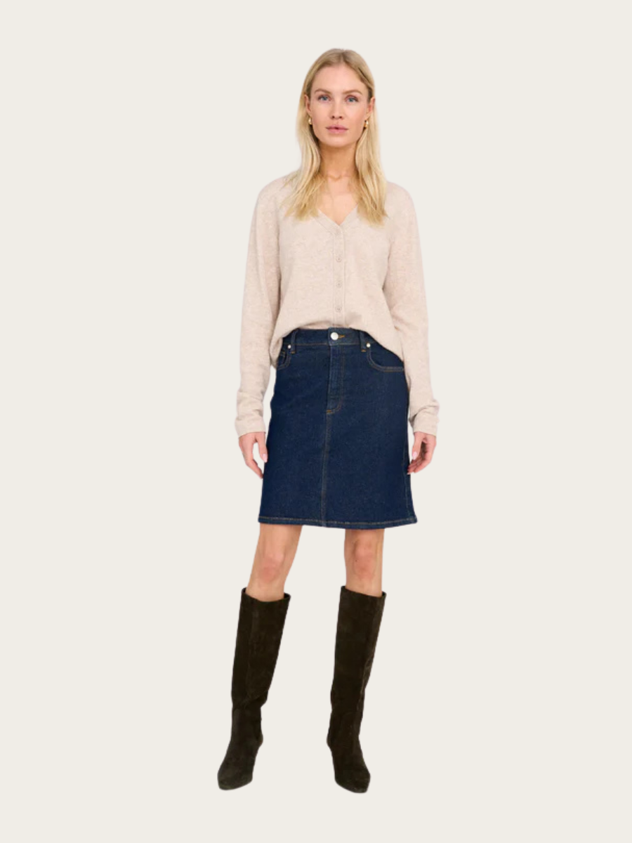BRENDA SKIRT WASH VIENNA, DENIM BLUE