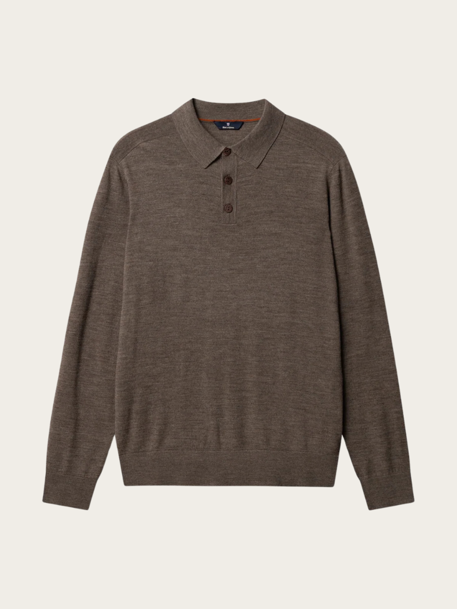 IGOR POLO KNIT, BROWN