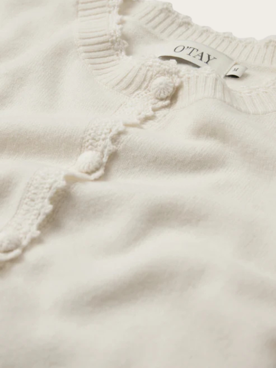 ROSIE CARDIGAN, OFF WHITE