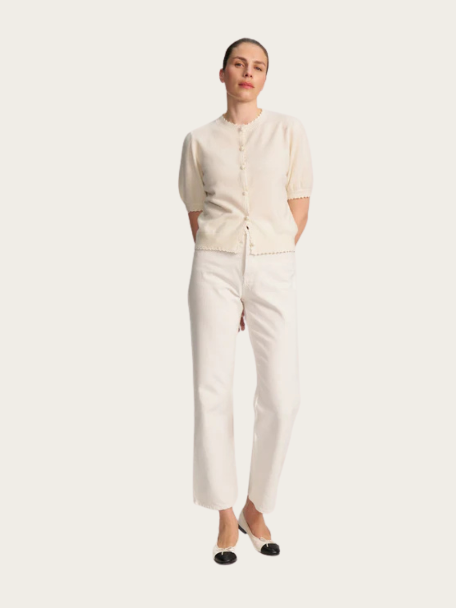 ROSIE CARDIGAN, OFF WHITE