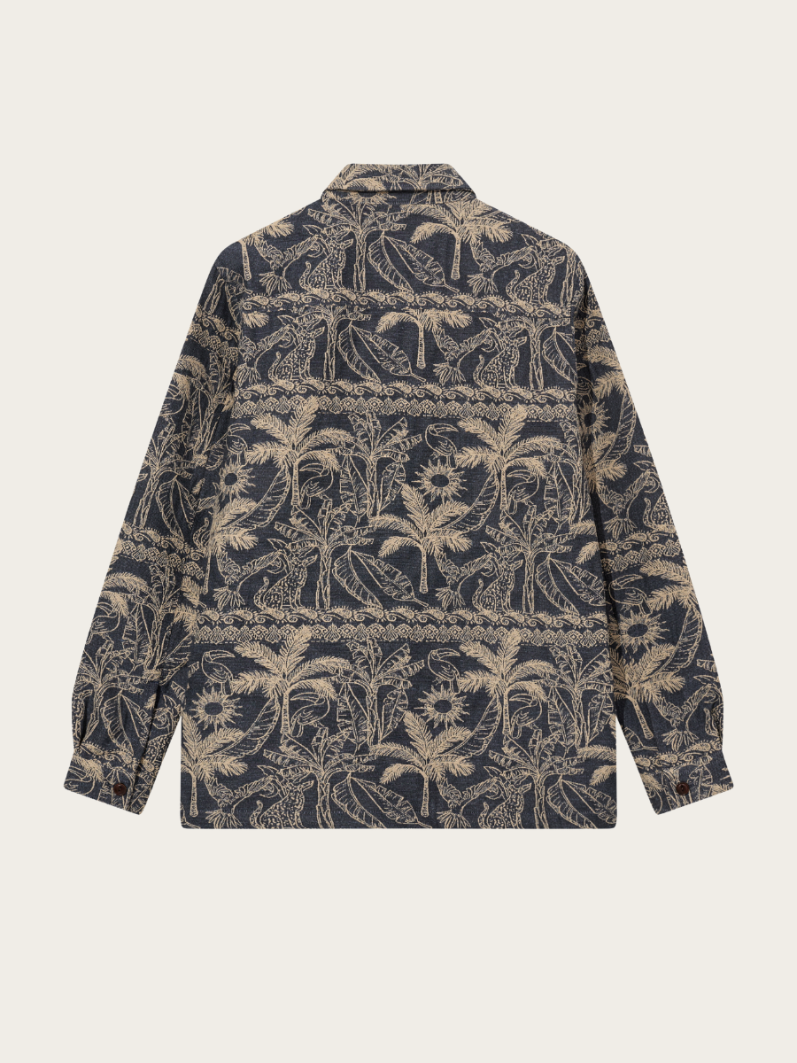 DAVID GARDEN OVERSHIRT, SALUTE NAVY