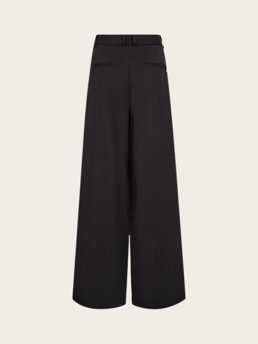 ALLIE FRENCH WIDE PANT, BLACK