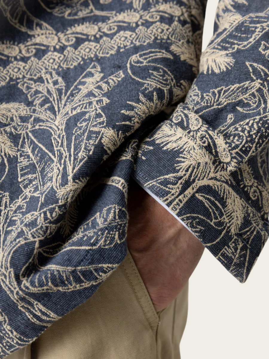 DAVID GARDEN OVERSHIRT, SALUTE NAVY