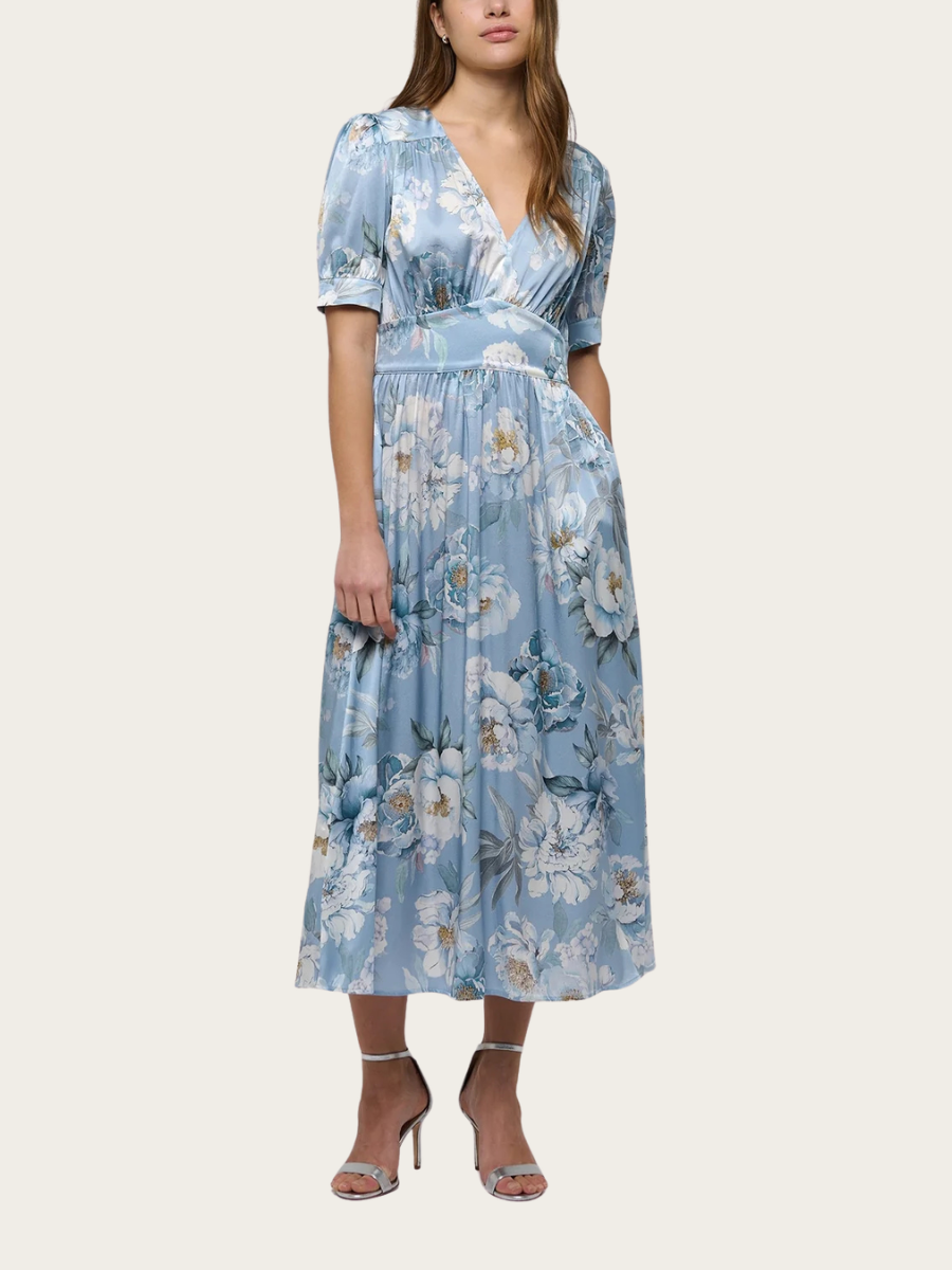 LEANDRA DRESS, PAEONIA SKYWAY