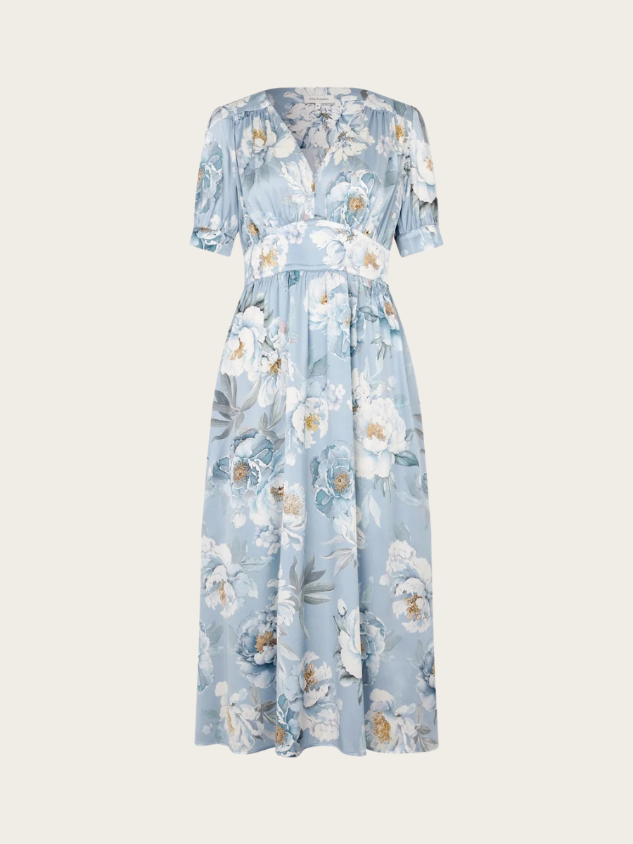LEANDRA DRESS, PAEONIA SKYWAY