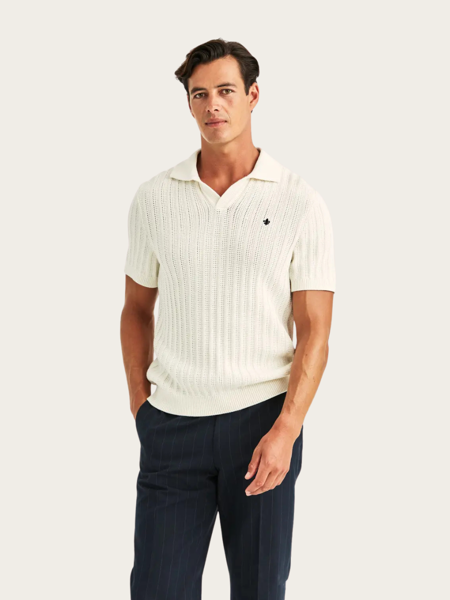BALDWIN RESORT POLO, OFF WHITE