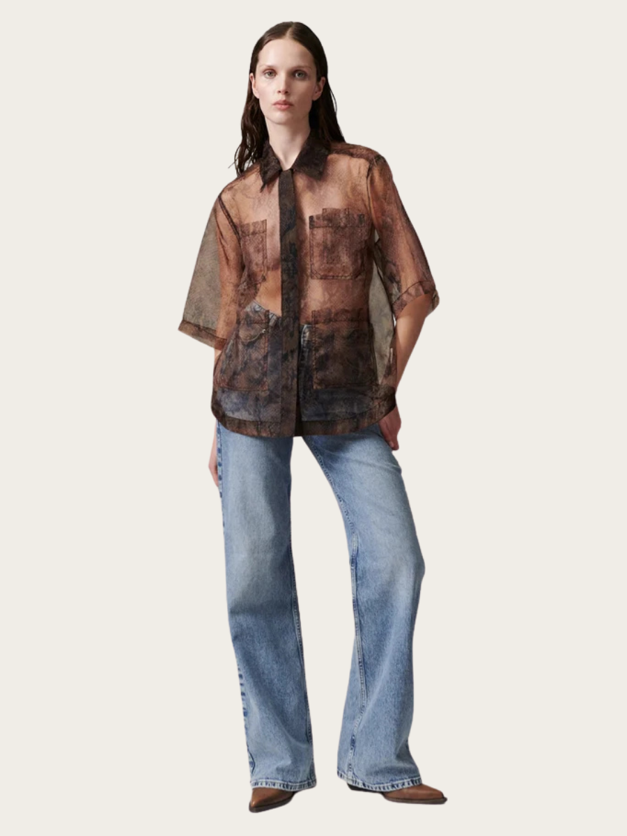 FLARO COMFORT DENIM JEANS, LIGHT BLUE