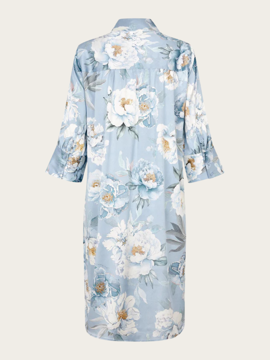 KAMILLES SHIRT DRESS, PAEONIA SKYWAY