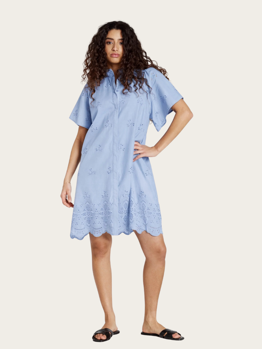 MYNTE PHILLY DRESS, EVENTIDE BLUE