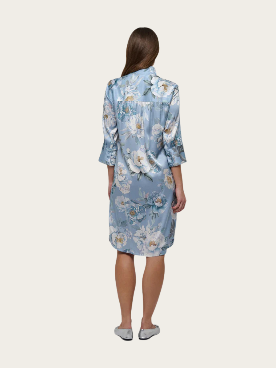 KAMILLES SHIRT DRESS, PAEONIA SKYWAY