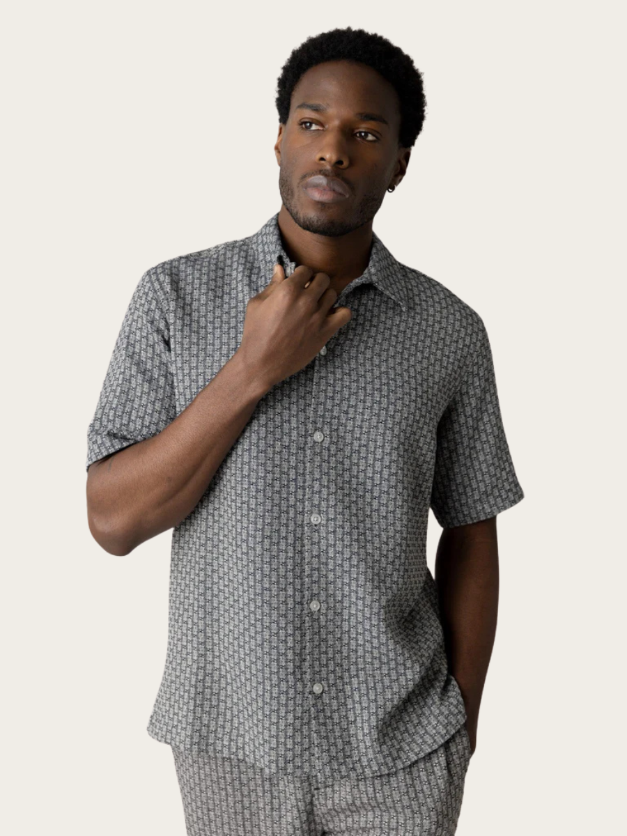 BANKS BASSO SS SHIRT, SALUTE NAVY