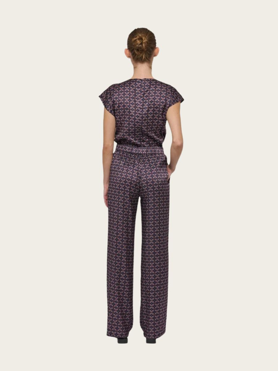 ANNE BLOUSE W/DRAPING, ECLIPSE MOONLIGHT