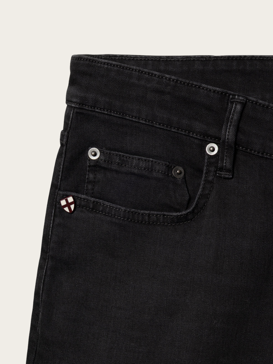 VINCI TRUE BLACK JEANS, BLACK DENIM