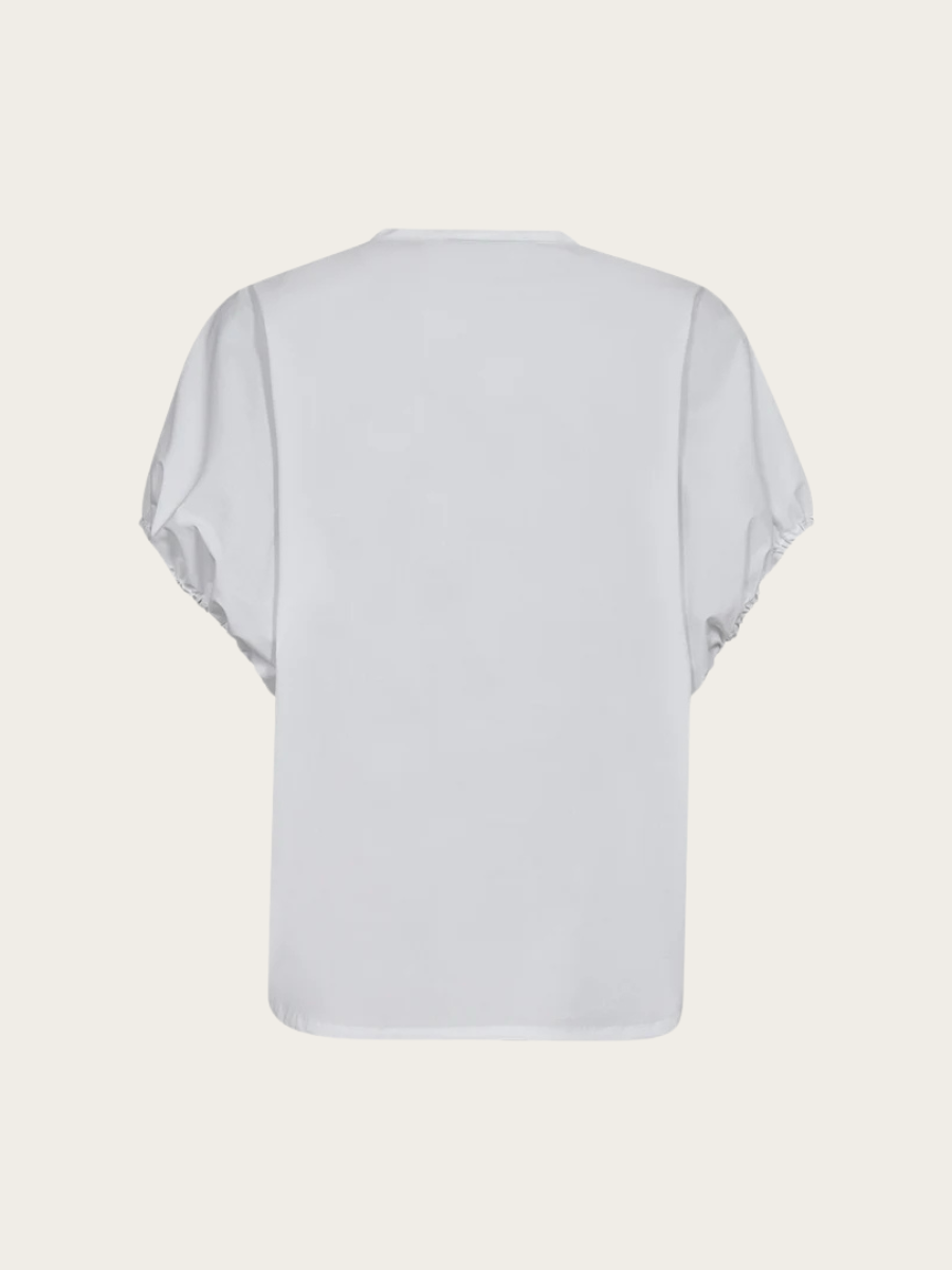 DAHLIA SS SHIRT, OPTICAL WHITE