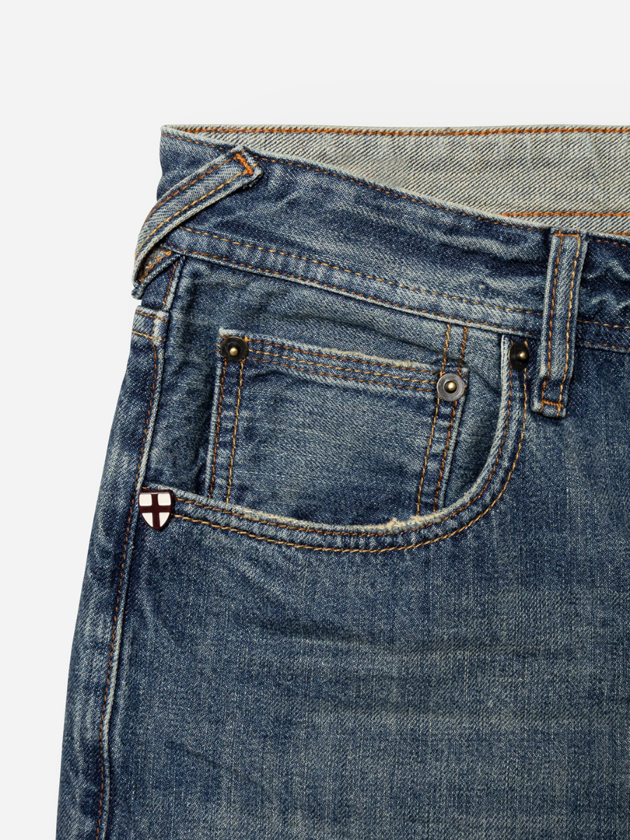 GIACOMO ALFIE JEANS, MID BLUE DENIM