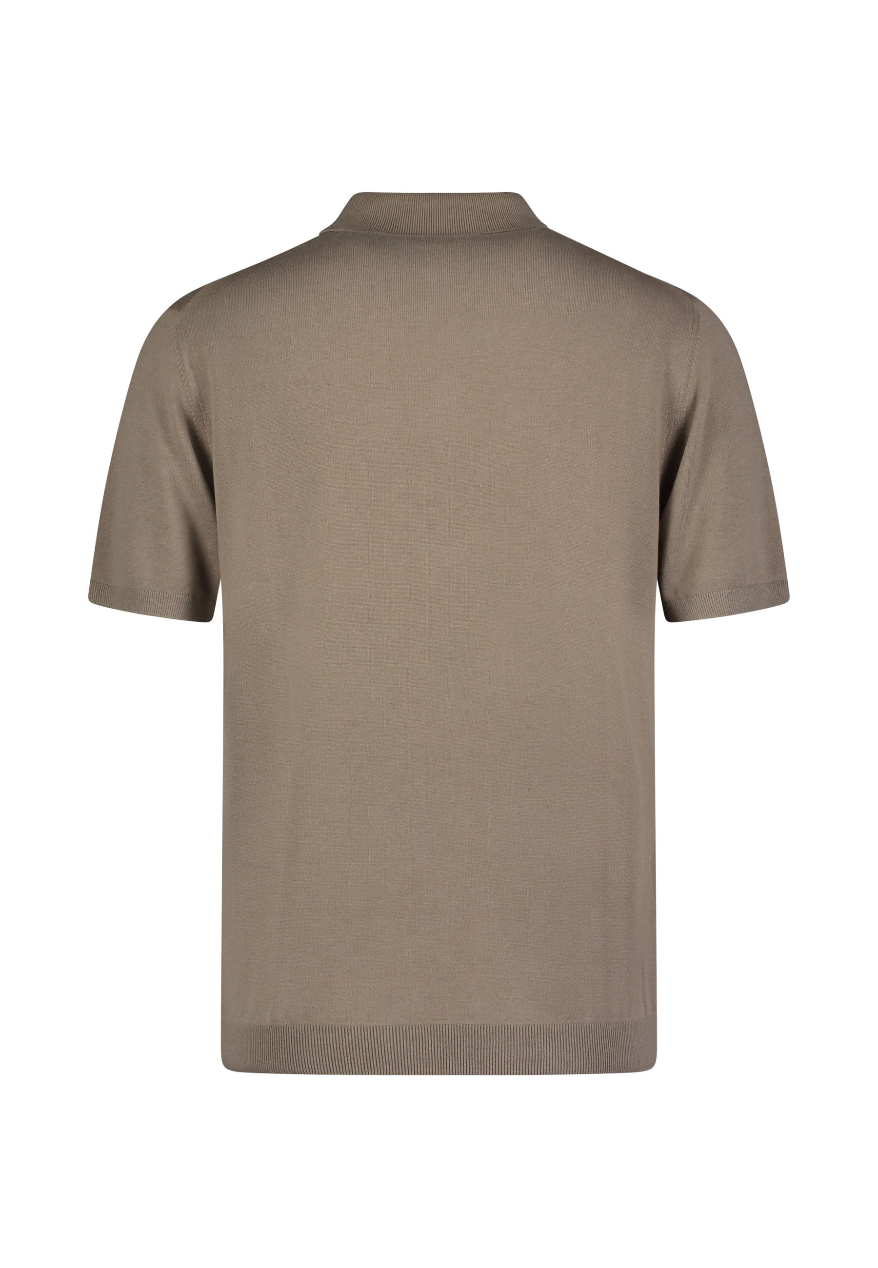 POLO SHIRT, MID BROWN