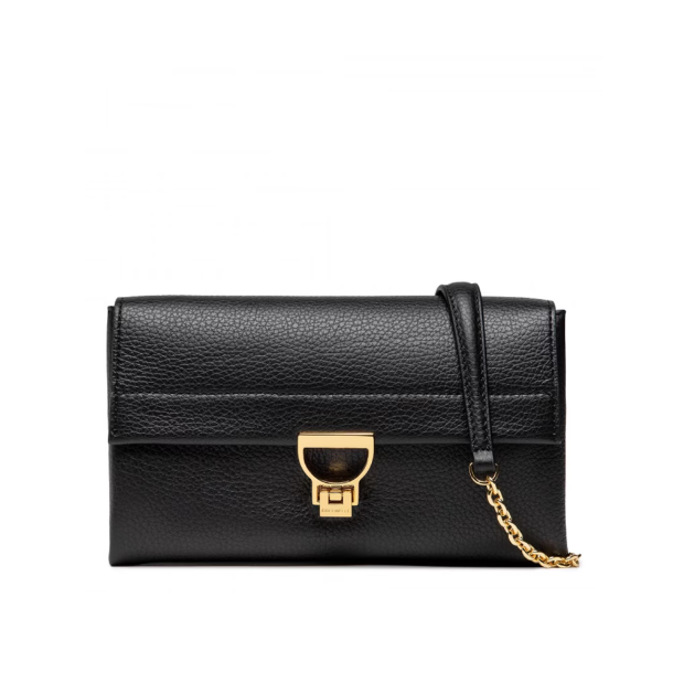 Arlettis Grained Leather, Noir