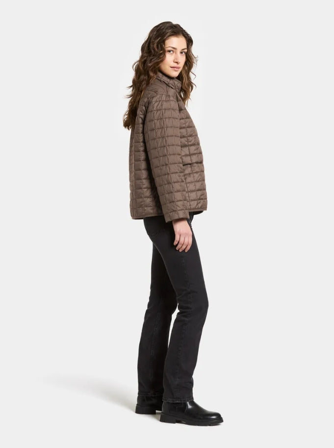 ALBA JACKET, MOCHA BROWN