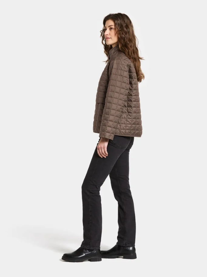 ALBA JACKET, MOCHA BROWN