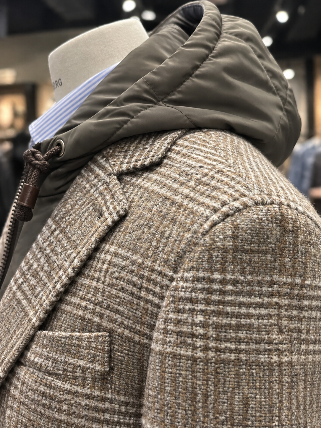 LINO E SAKKO BLAZER, DARK BEIGE