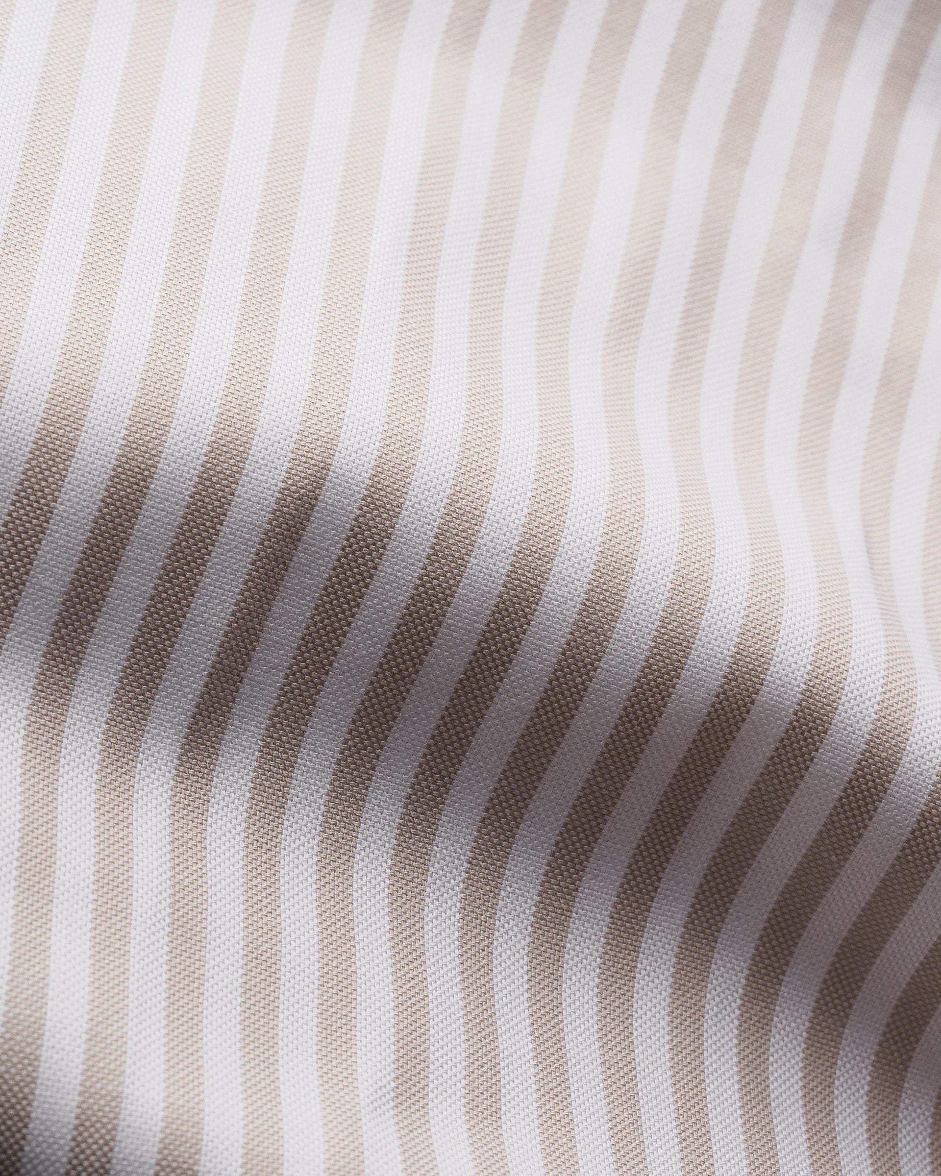 SHIRT, SLIM FIT, BEIGE STRIPE