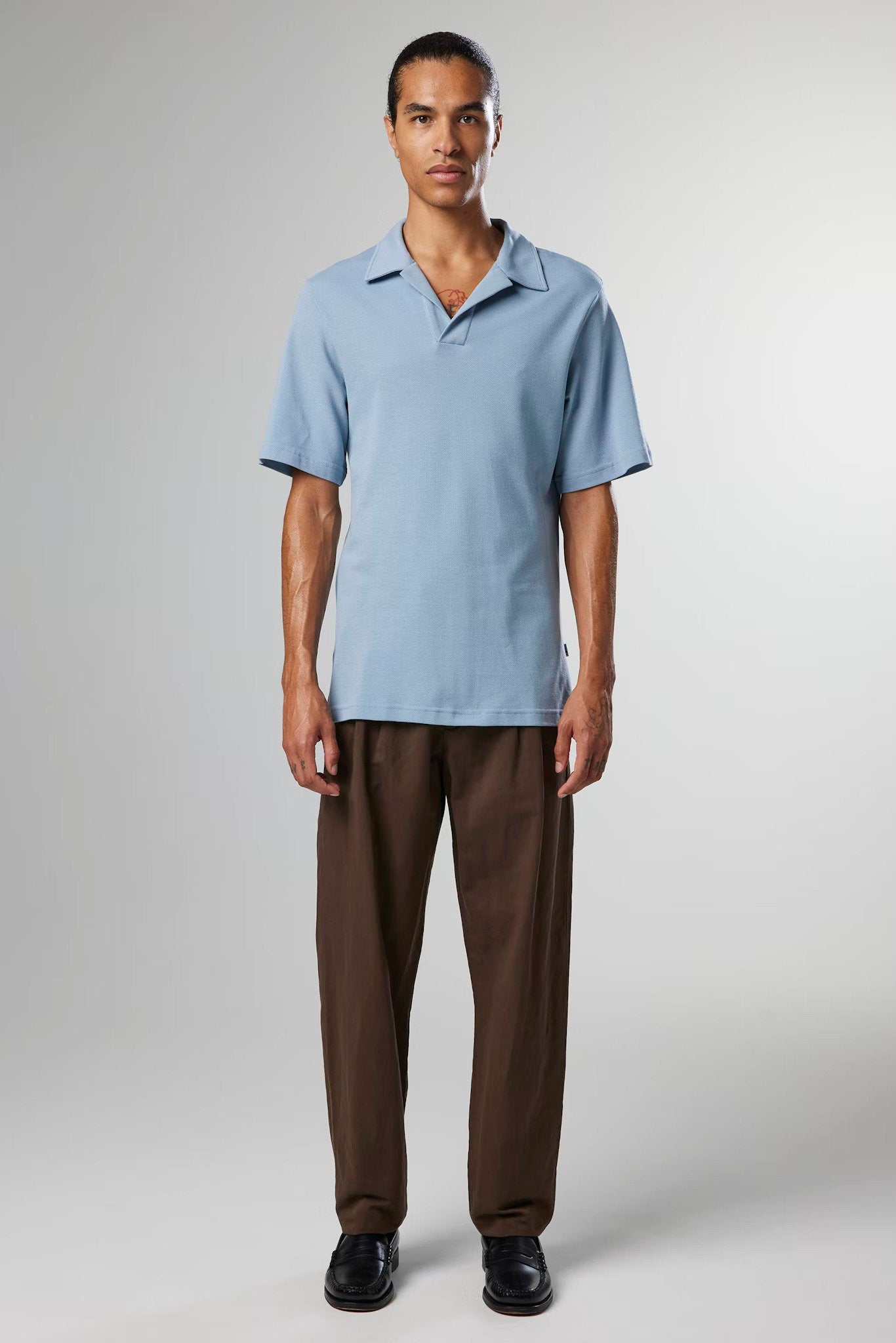 Ross SS polo 3463, ashley blue