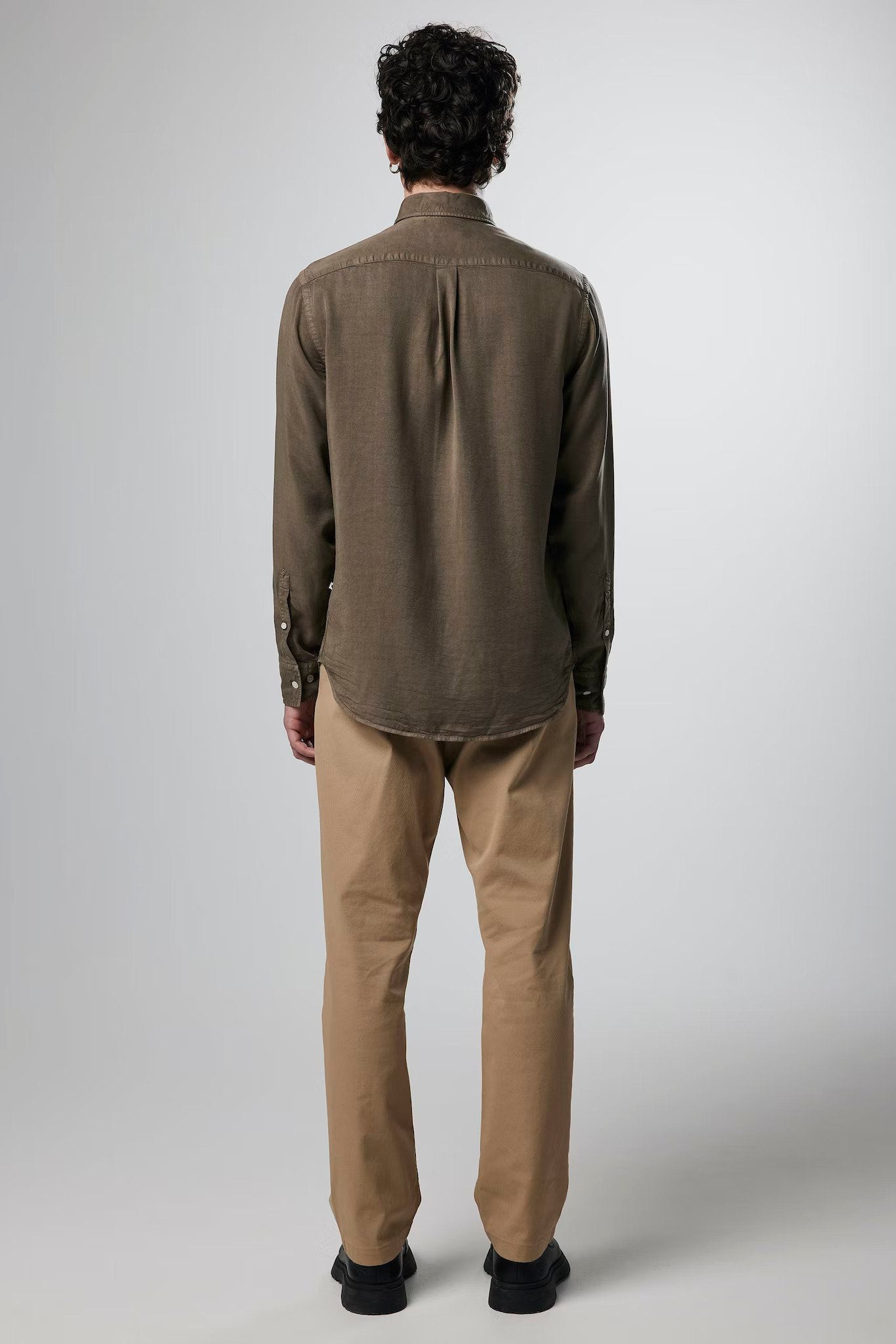 Levon Shirt 5969, Dark Clay