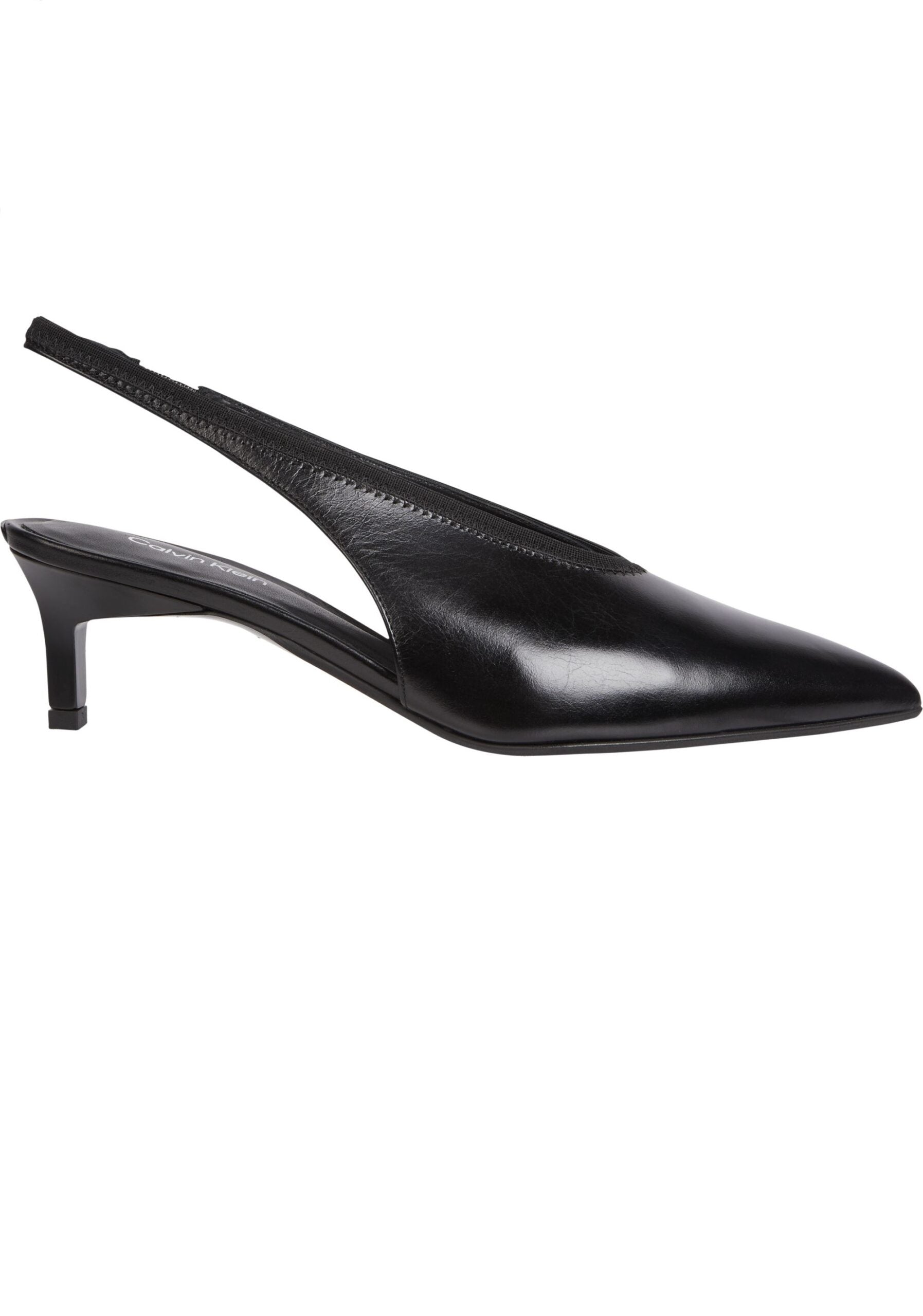 Geo stil slingback, black