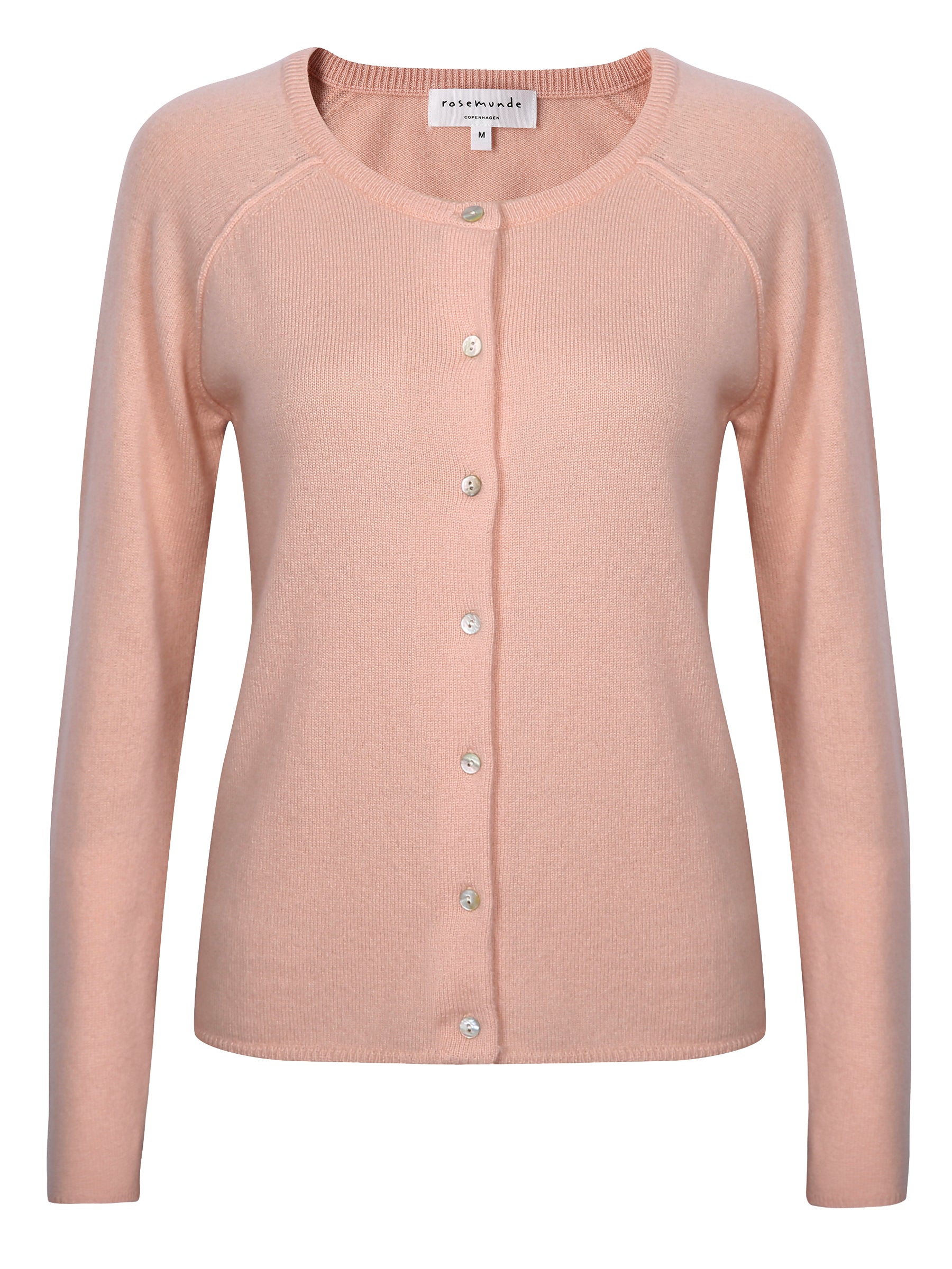 en million væv sagtmodighed Wool/cashmere cardigan, peachy rose – Butik No8