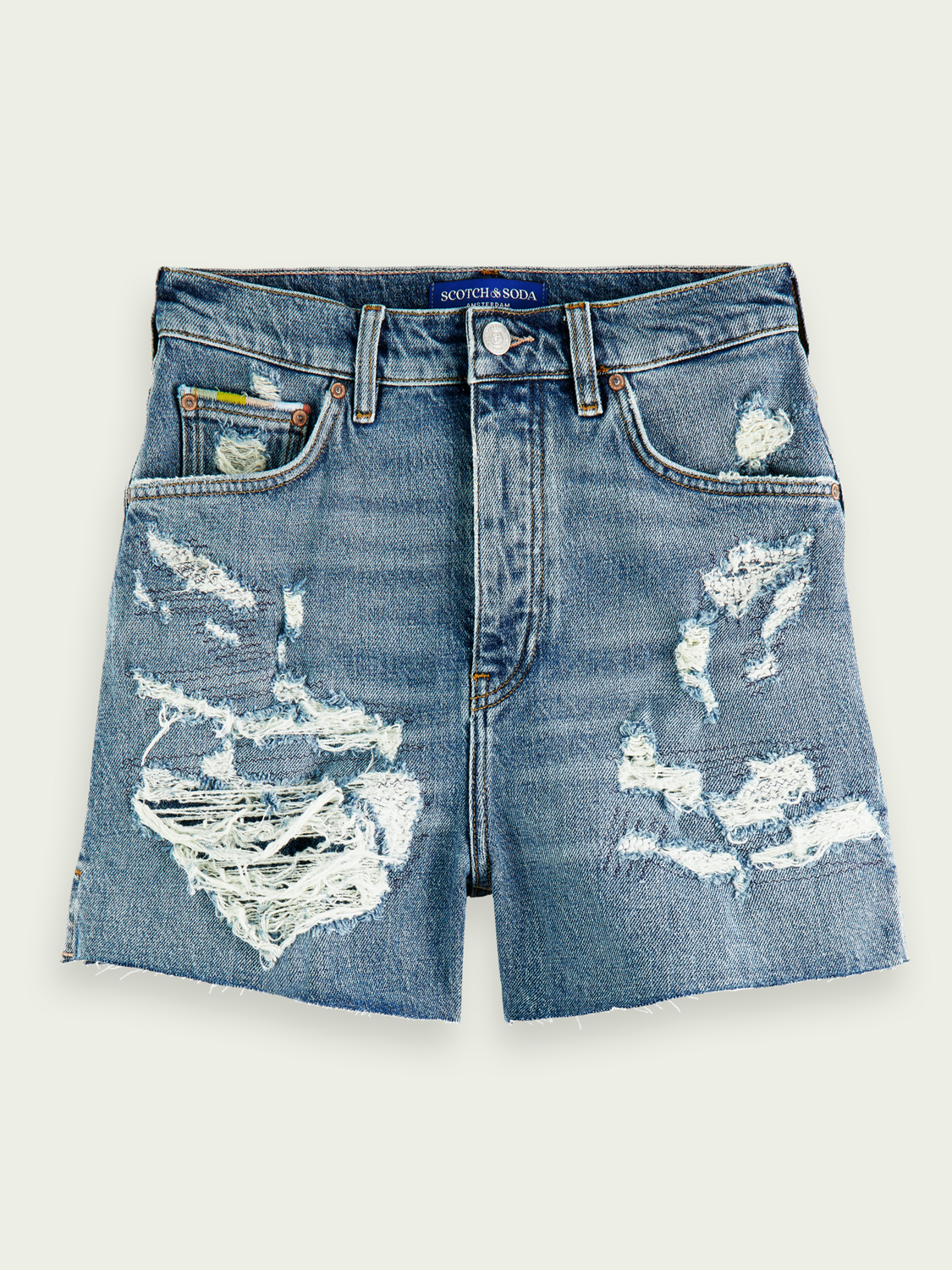 The denim shorts, ocean – No8