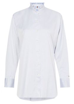 CO 2-tone frill oversized shirt, ecru - Billede 5