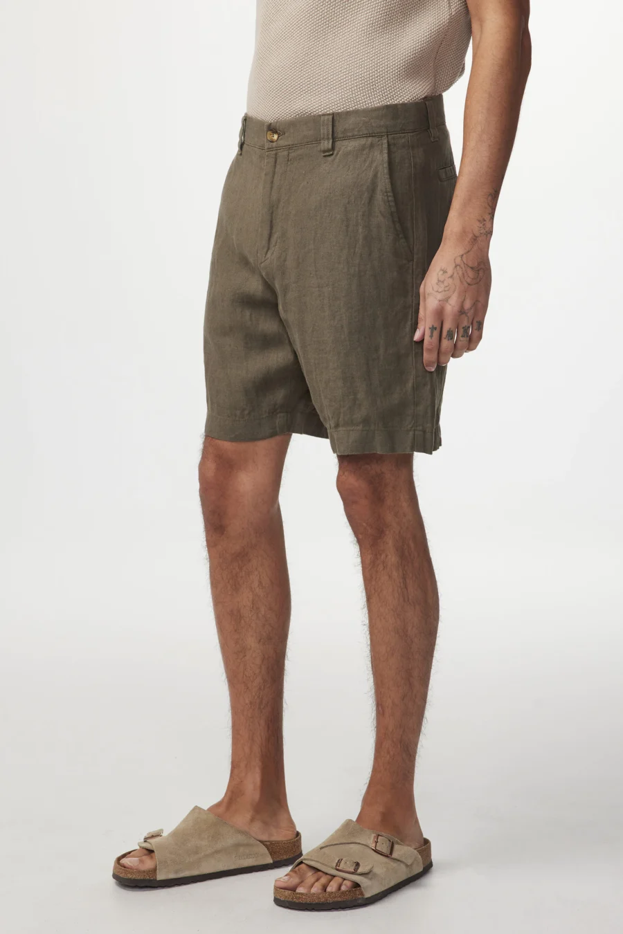 Crown Shorts 1195 (khaki army) - Billede 3
