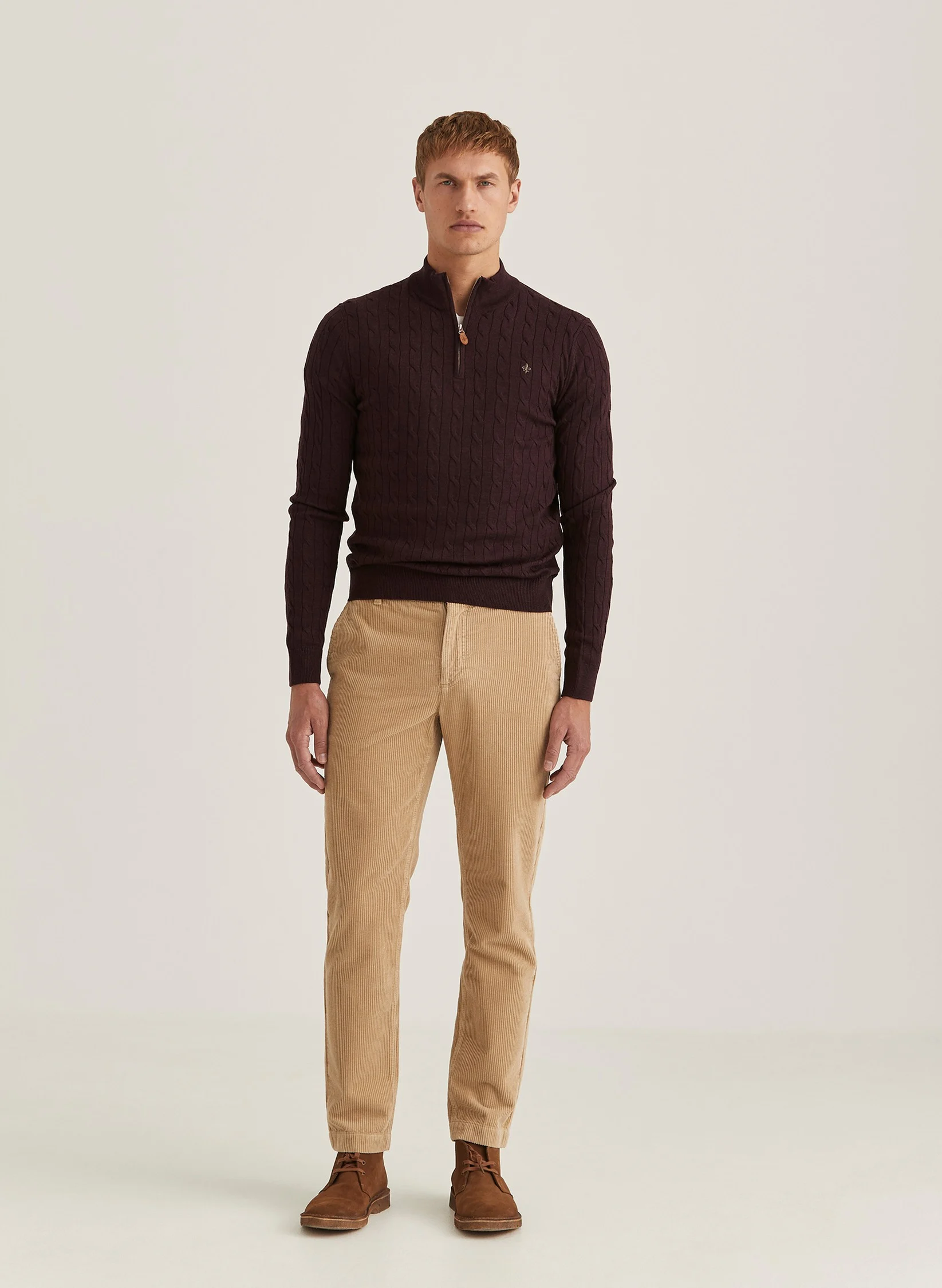 Jeffrey Cord Chino (camel) - Billede 2