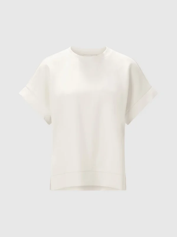 Tencel Peached Shirt, Pearl White