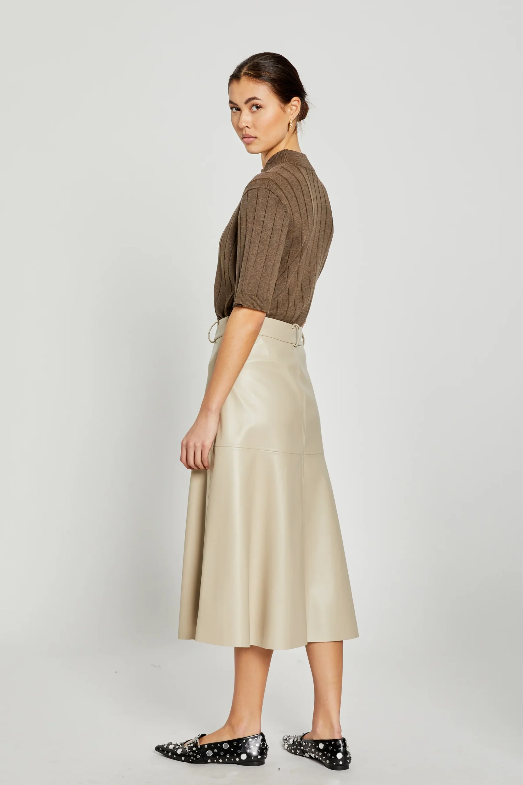 VeganiBBImma Skirt, Silver Cloud - Billede 3