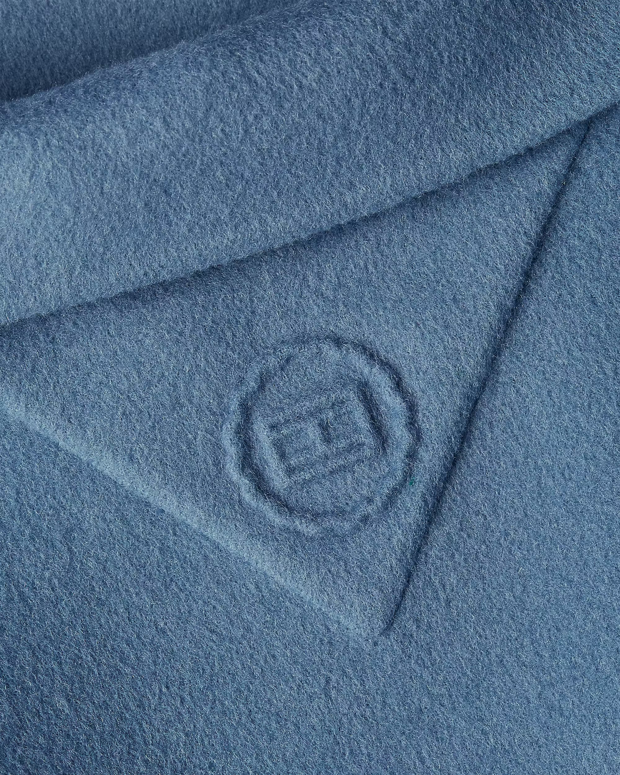 Reg DF Wool Belted Coat, Flint Blue - Billede 3