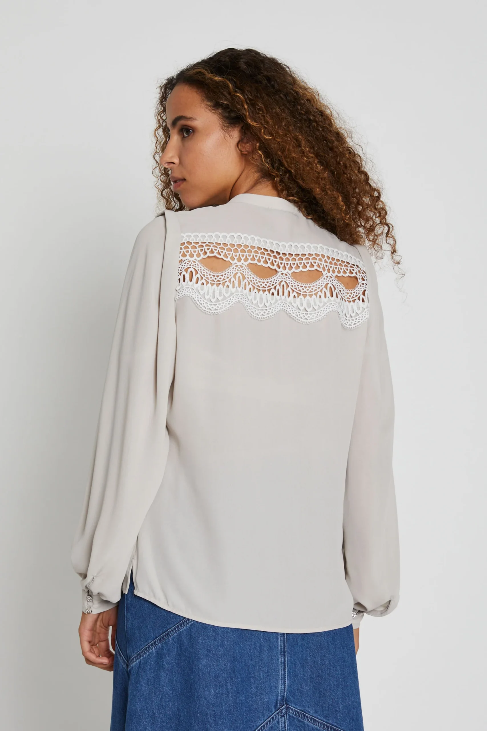 CamillaBBAbenas Shirt, Silver Cloud - Billede 3