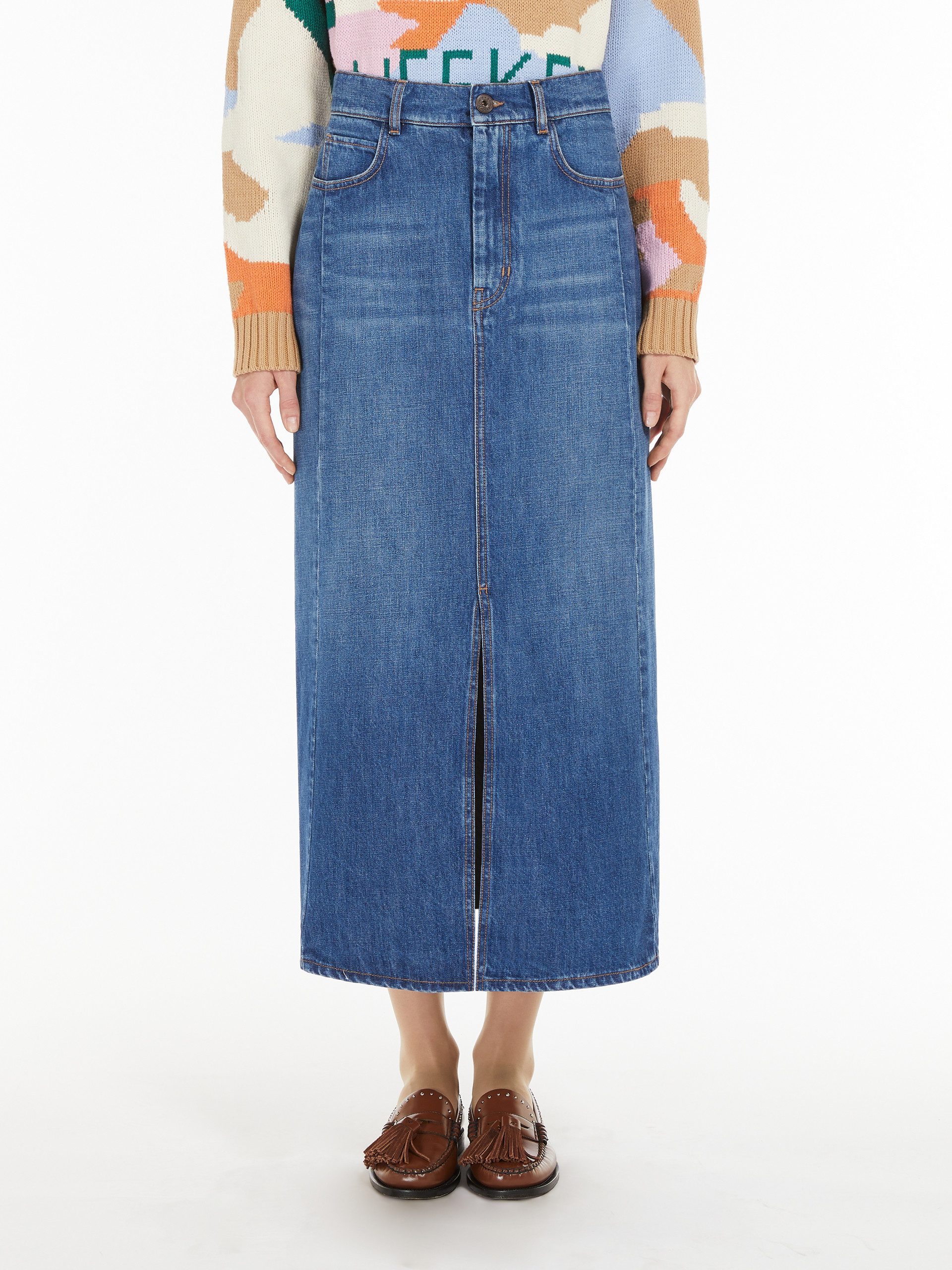Gesso Skirt, Medium Blue - Billede 3