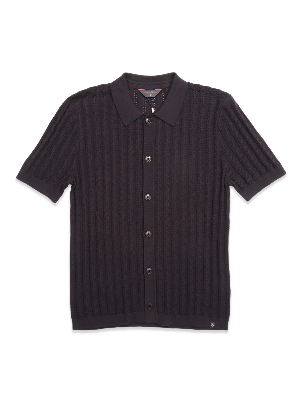 Compra Open Polo Knit, Dark Navy