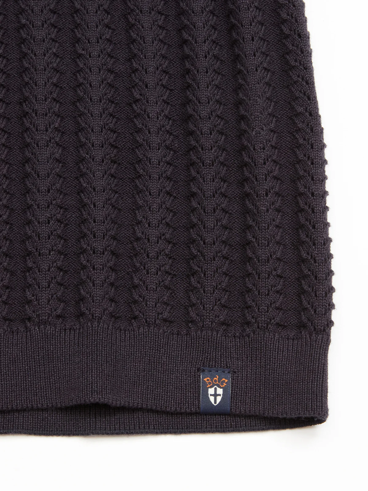Compra Open Polo Knit, Dark Navy - Billede 5
