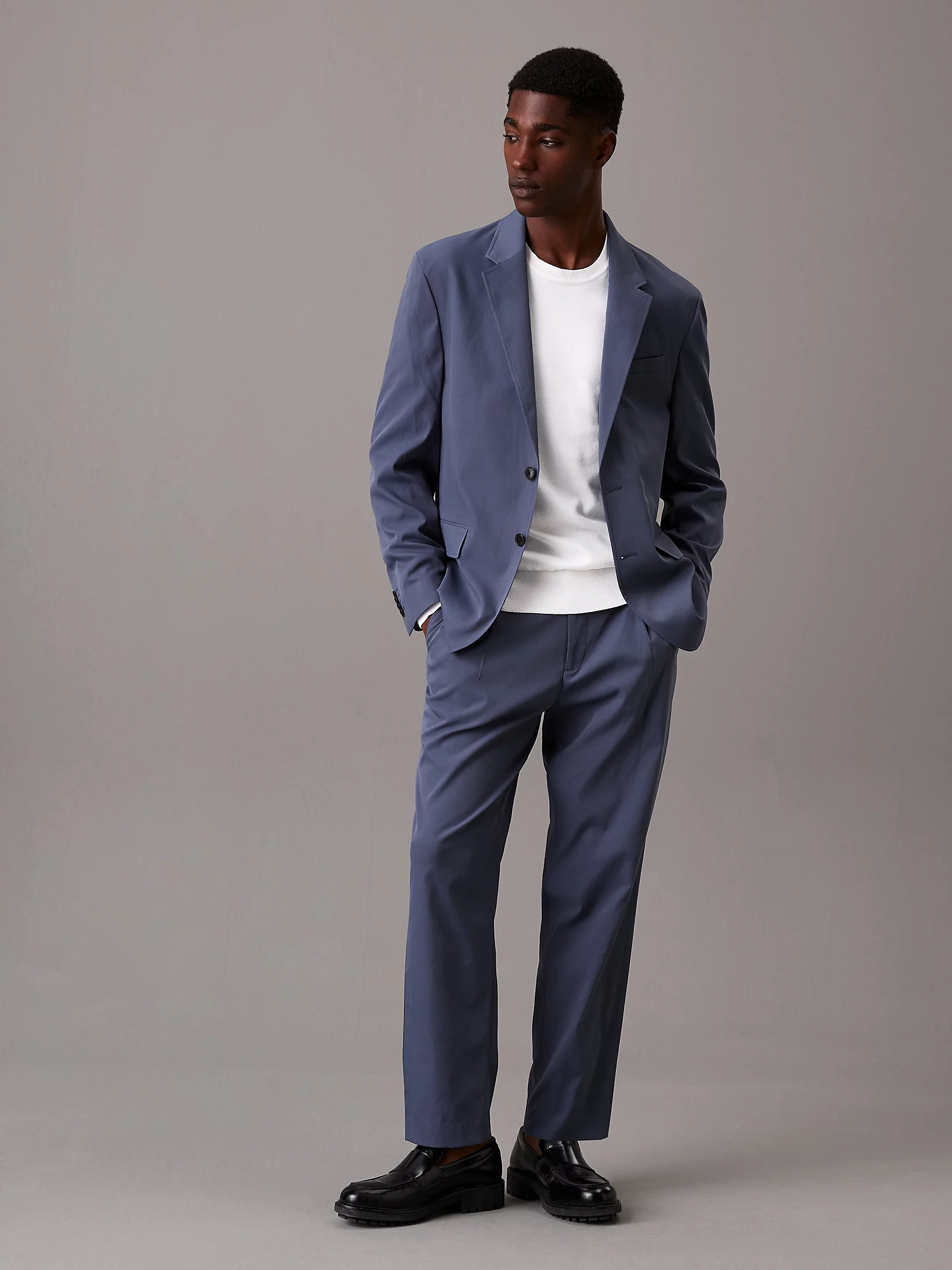 LS Supima Cotton Crewnk Sweater, Tofu - Billede 3