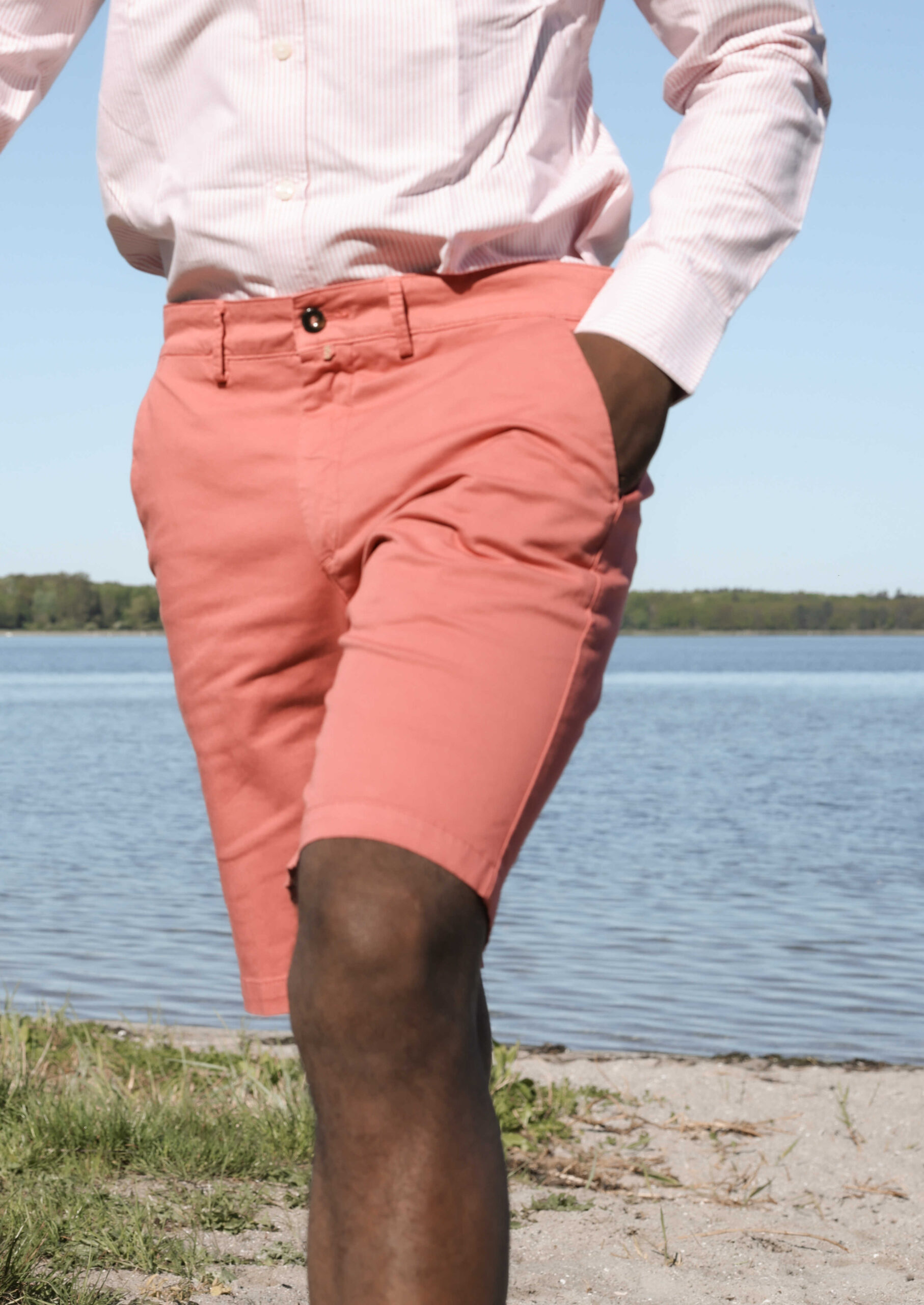 Marco Bermuda Shorts, Burnt Red