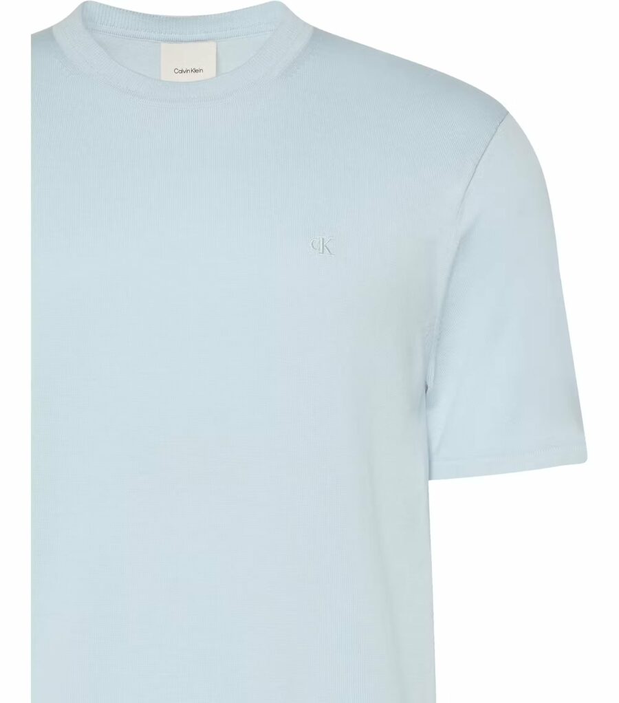 SS Supima Cotton Crew 14GG, Winter Sky - Billede 3