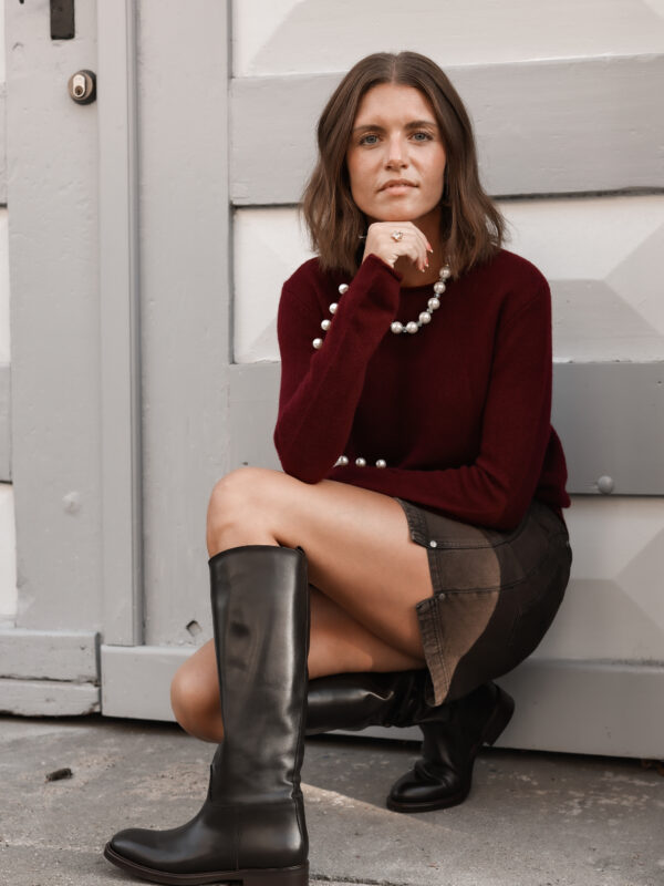 Vitello Long Boot, Brown