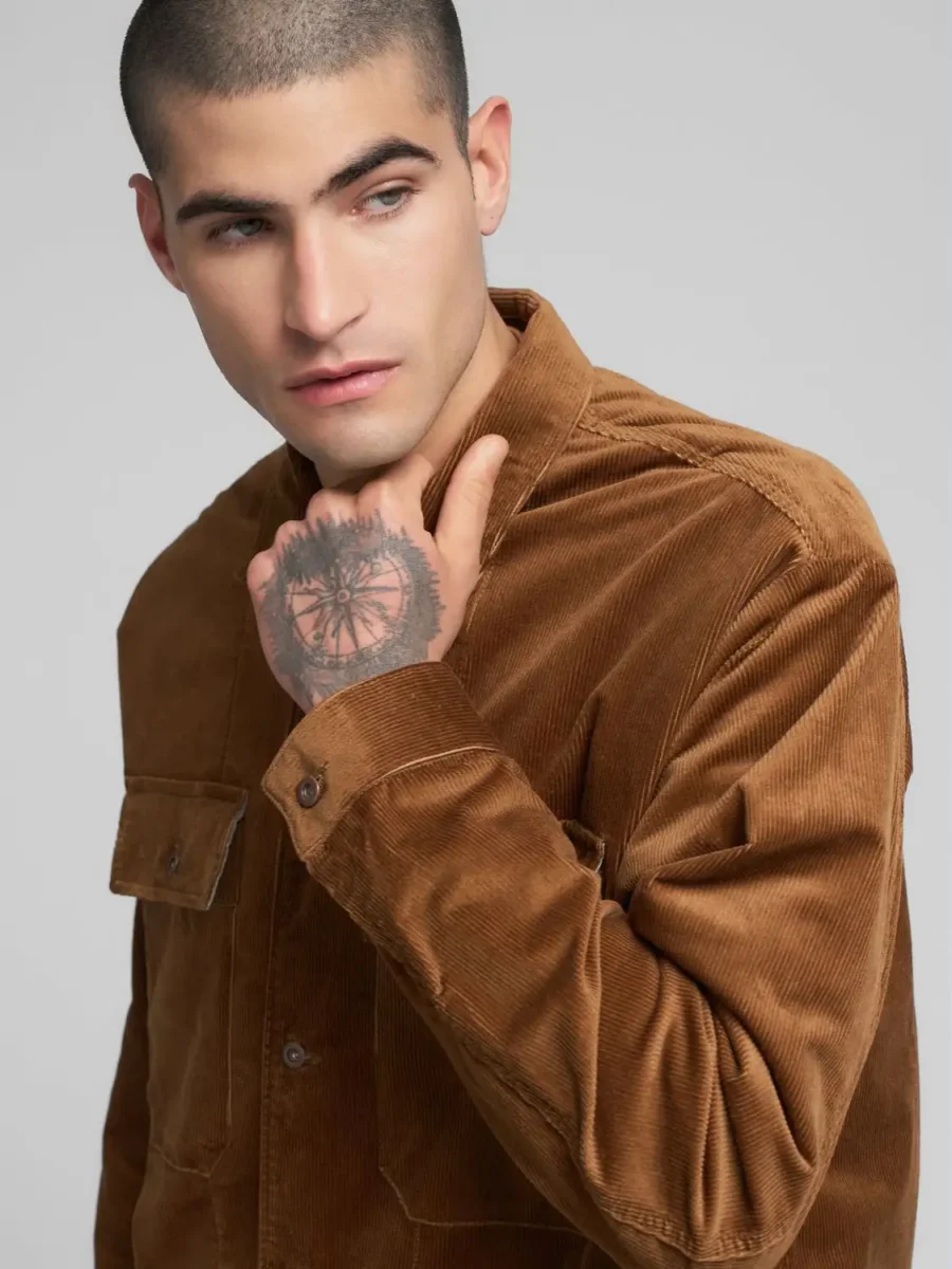 Corduroy Overshirt, Brandy - Billede 5